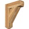 Ekena Millwork Traditional Craftsman Rough Sawn Bracket, Western Red Cedar, 6"W x 24"D x 28"H BKT06X24X28TRA04RWR - alternate 1